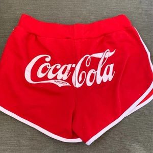 Cocacola shorts red